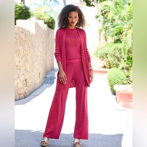 NWT Boston Proper Mock Neck Rhinestone Lounge (3 piece set)